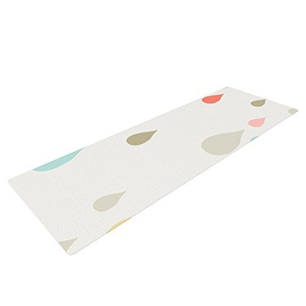 KESS InHouse Yoga Mat VERY SARIE RAINY DAYS YOGA MAT MSRP 99.99